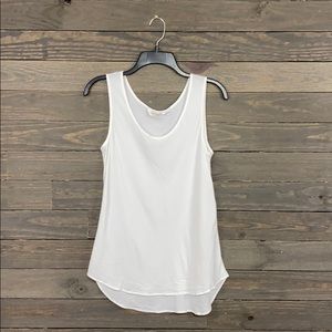 Jams World 50 Years White Curved Hem Tank Top